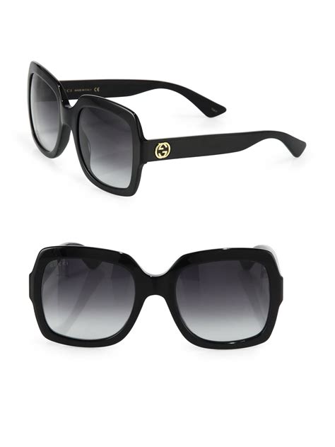 gucci women's oversized square sunglasses|Gucci oversize rectangular sunglasses.